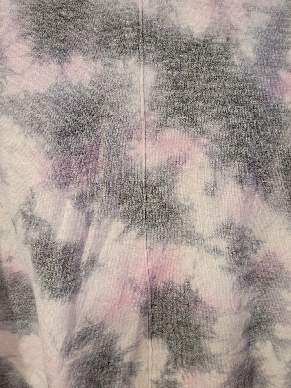 torrid Gray and Pink Tie-Dye V-Neck Sweater - Picture 4 of 8